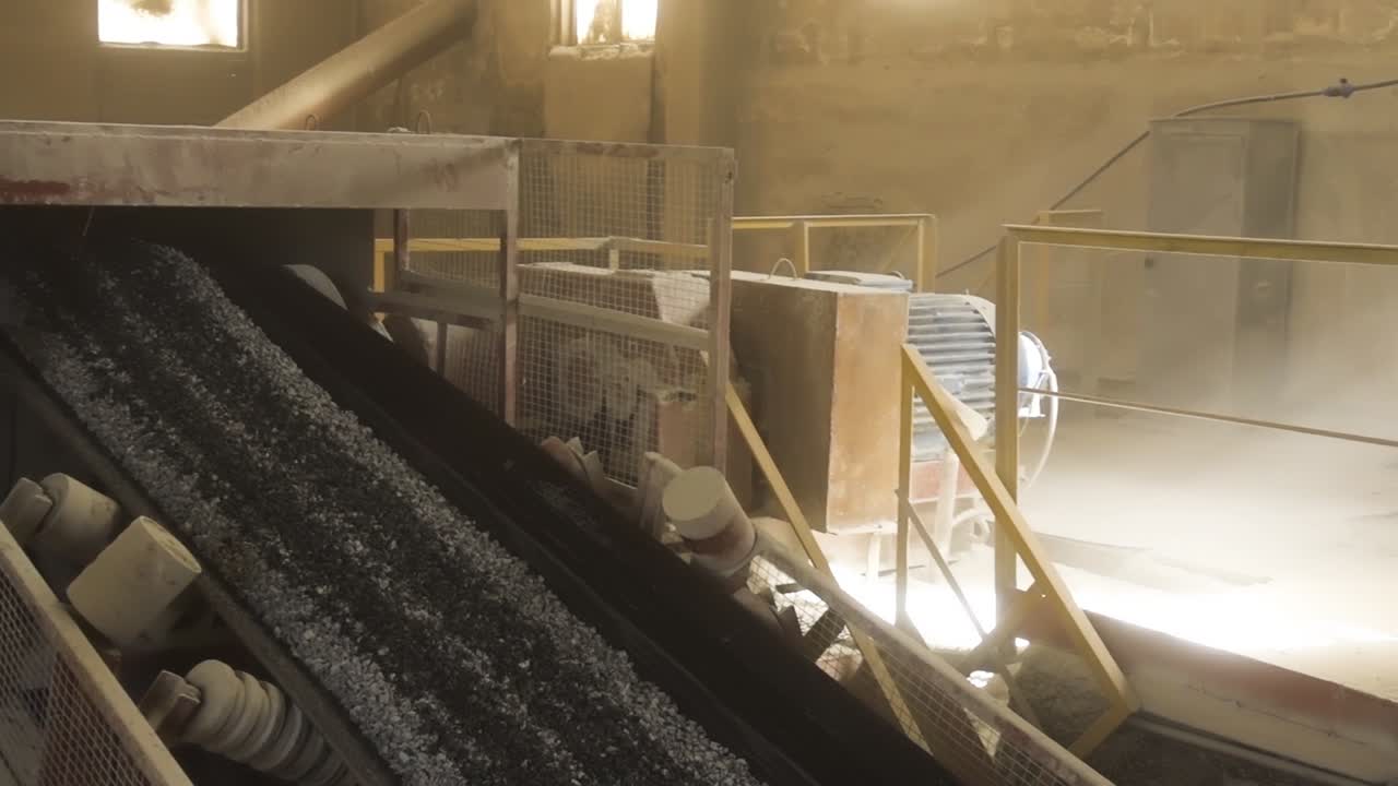 Conveyor Belt in Industrial Setting