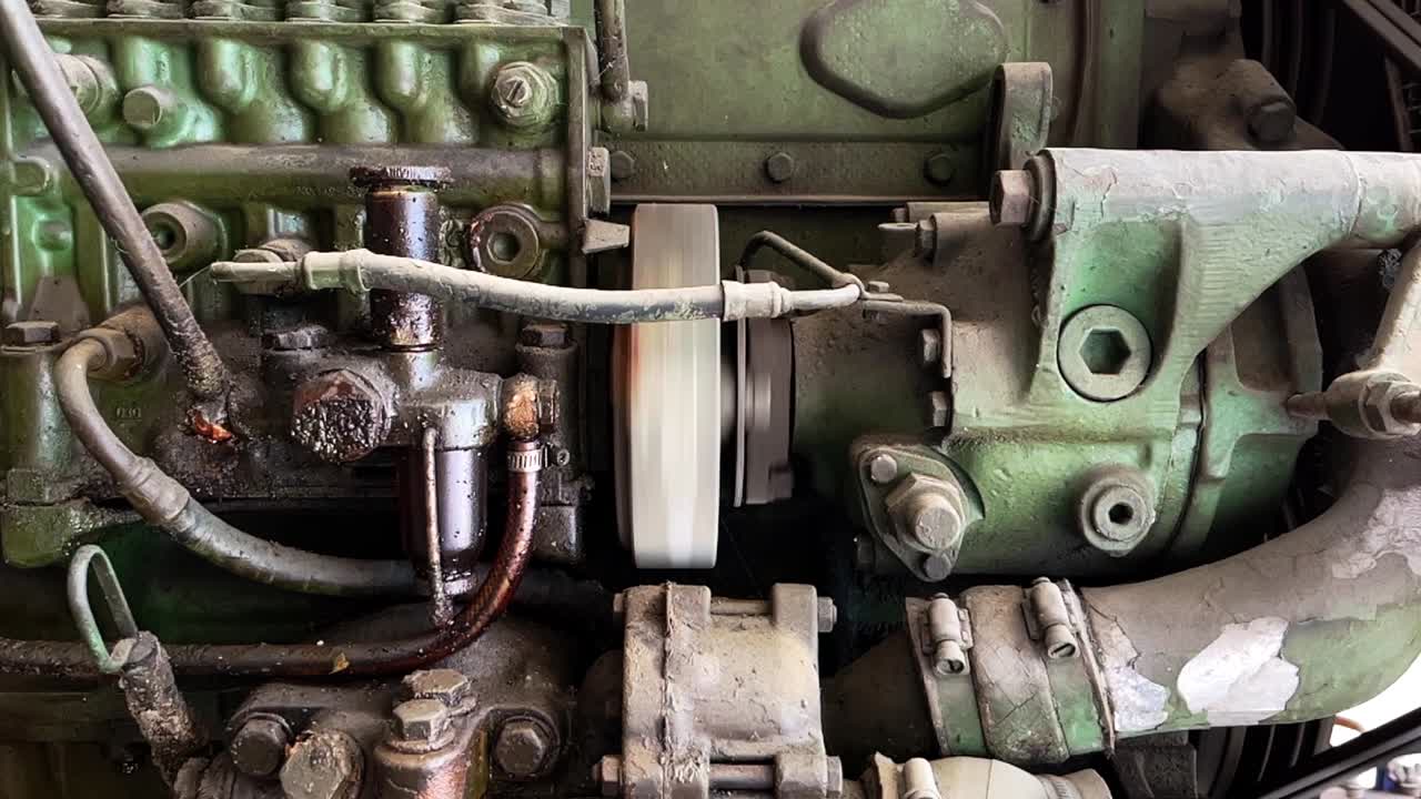 movimiento lento de las piezas de la máquina de torneado