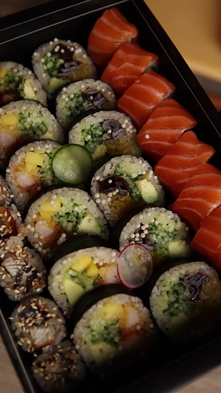 Sushi Maki Rolls con Salmone
