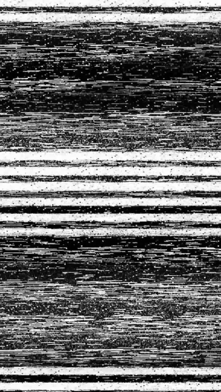 Rumore digitale verticale con pixelatura e artefatti a blocchi, che crea un effetto di gioco retrò o di errore digitale a bassa risoluzione.