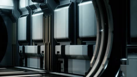 3D-rendering-of-realistic-sci-fi-spaceship-corridor