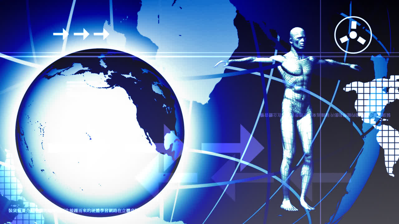 3d 인간 몸과 행성