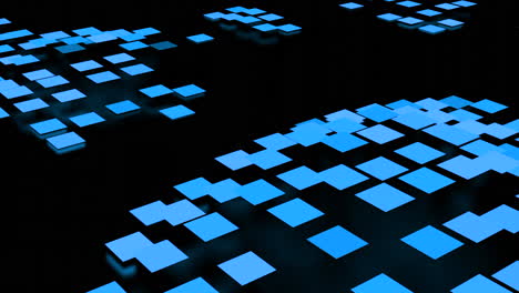 patrón pixelado azul abstracto