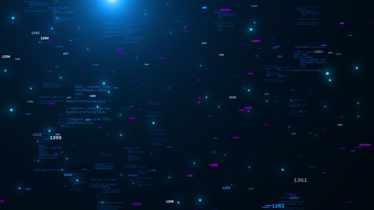 Digital code number abstract background programming languages cybersecurity threat data breach