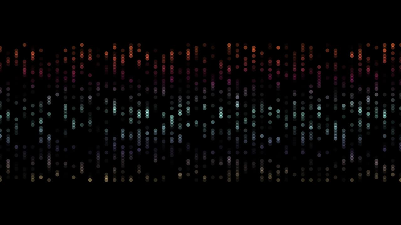 Futuristic blinking dot particle background animation, 4096x2304 loop 4K