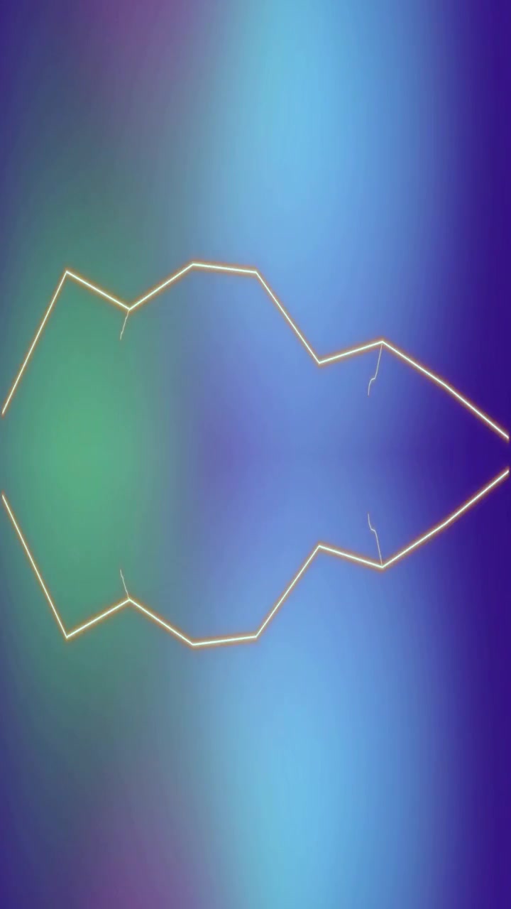 Abstract Motion Background with Glowing Geometric Lines and Gradient Colors