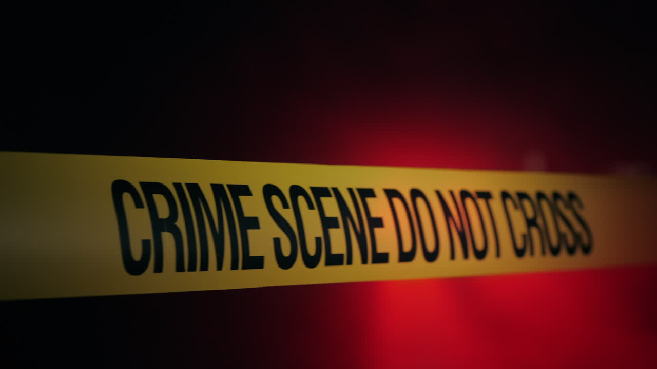 Una cinta con la inscripción "Escena del Crimen" 2