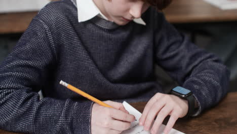 boy at school