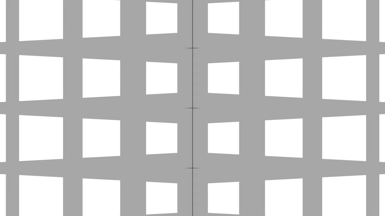 Abstract Geometric Grid Expanding to White Background