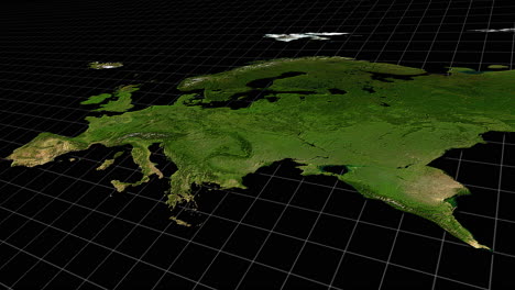 satellite view of europe and asia