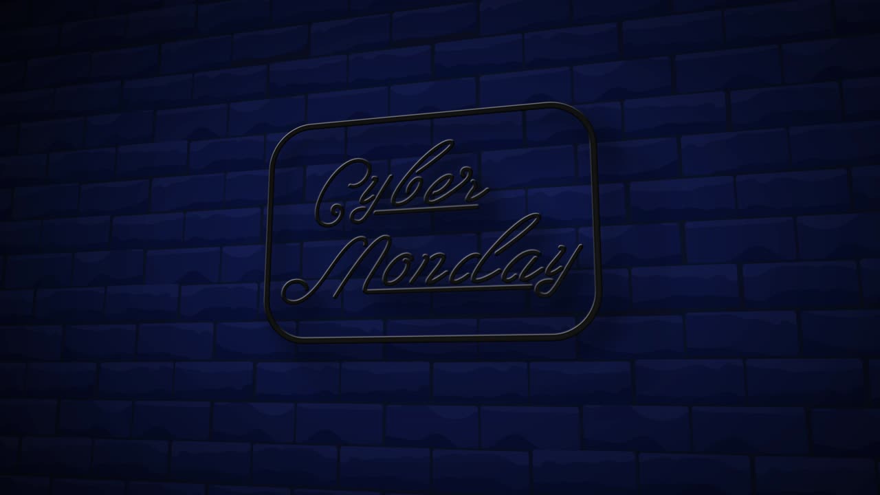 el lunes de neón cibernético