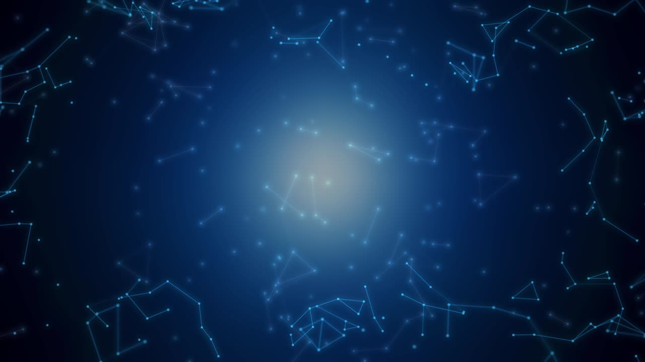 Blue Fire Abstract Background for Media Production