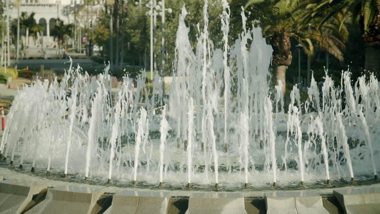 Water Fountain in an Urban Park