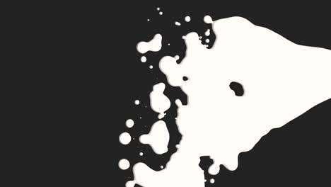 White-abstract-liquid-and-splashes-spots-on-black-gradient