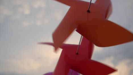 juguete de viento de cerca