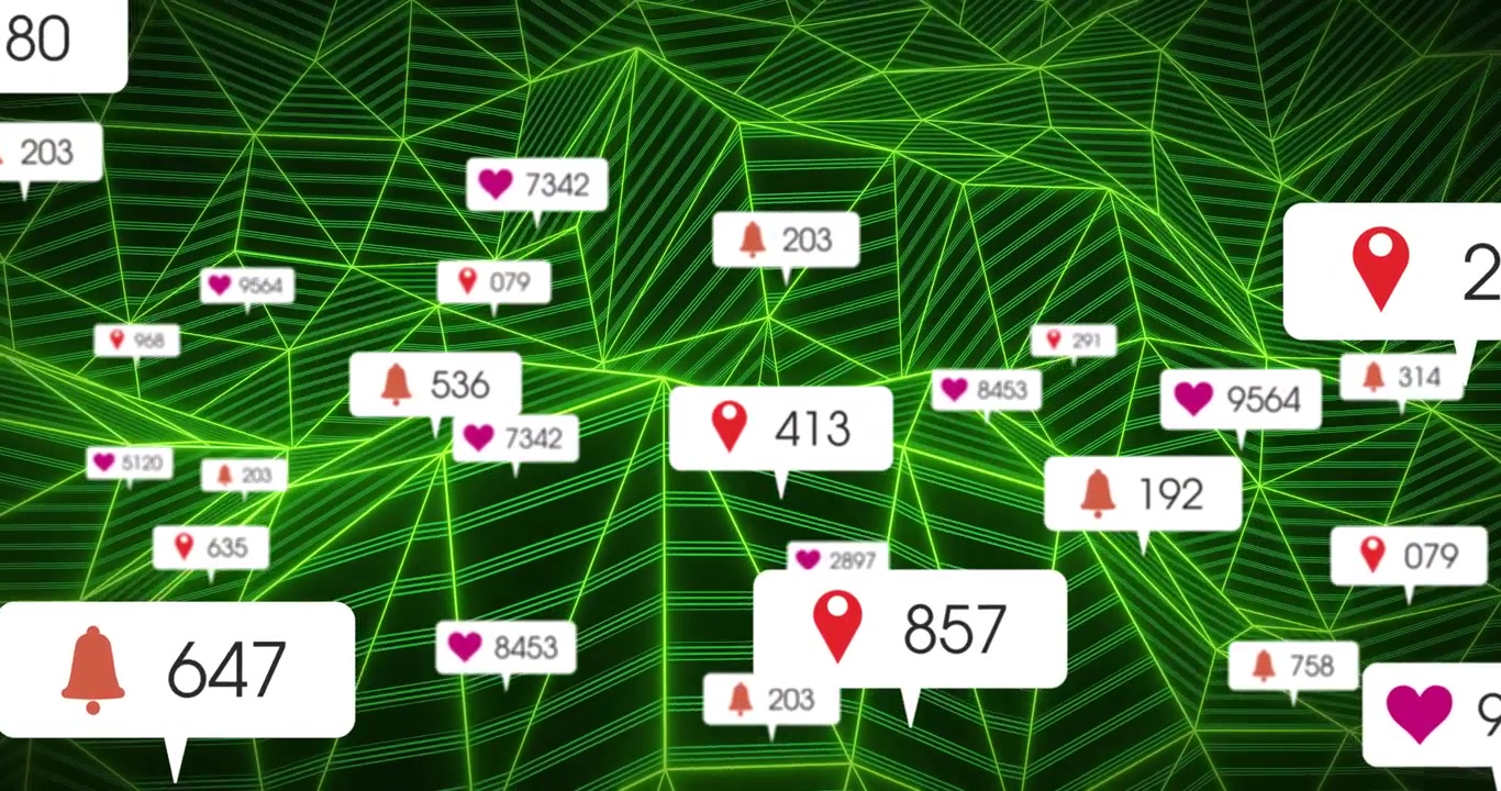 Zobrazuje se výzva 524, neonově zelená drátěná mřížka vyplňuje zobrazení, popisky se shlukují a ukazují aktivitu.