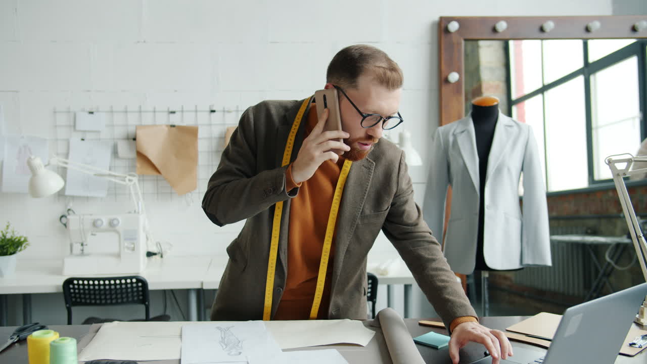 Fashion Designer at Work