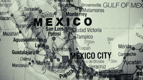 detailed map of mexico with major cities