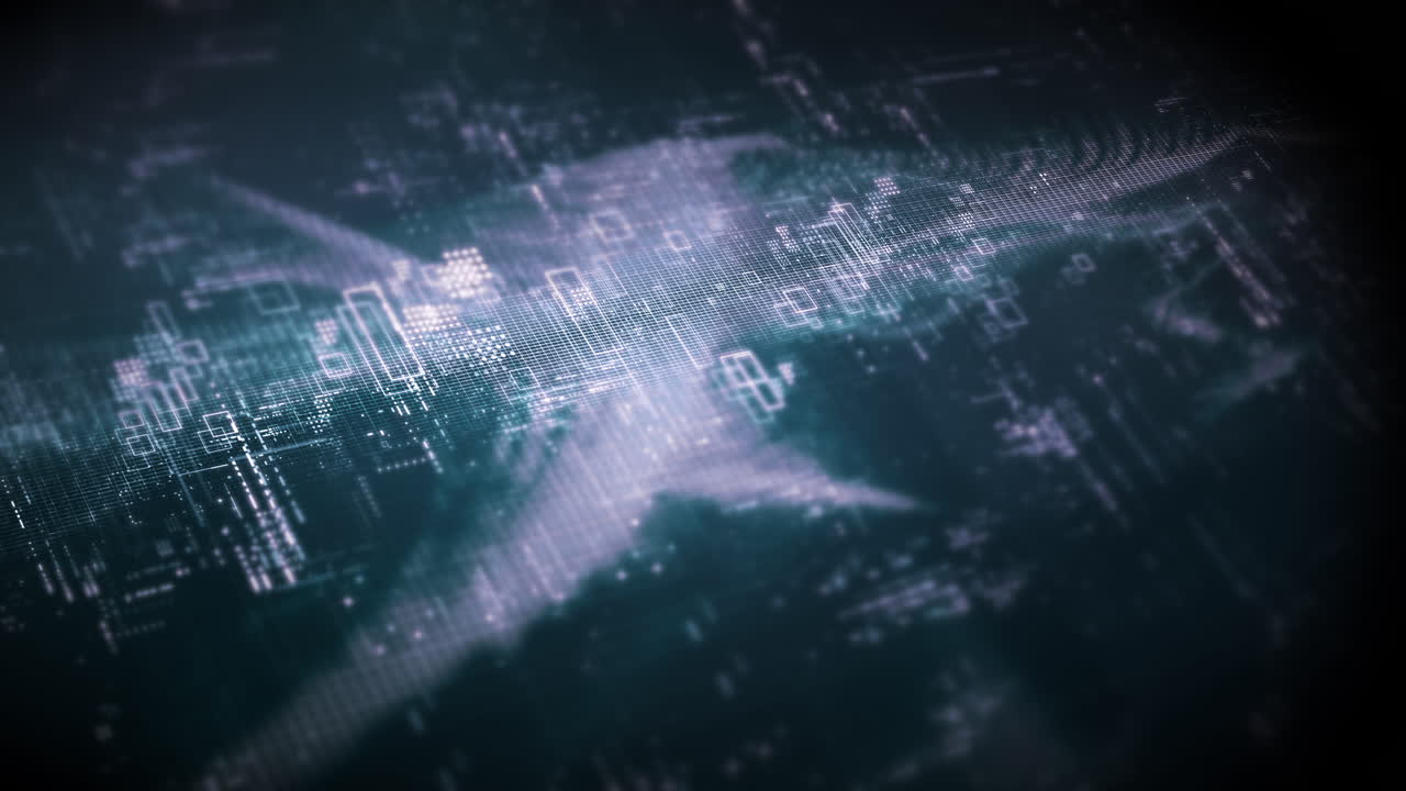 Advance metaverse, hi-tech digital data telemetry with encrypted numbers, display dynamic background for computer desktop vertical screen display format