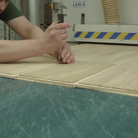 producción moderna de parquet