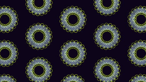 Blue-circles-on-black-modern-pattern-for-website-or-app-background