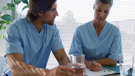 medical professionals at work