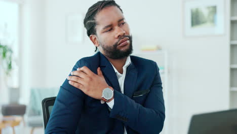 oficina, hombre negro de negocios