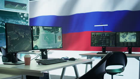 Russian-military-headquarters-with-high-tech-equipment-to-gather-intelligence