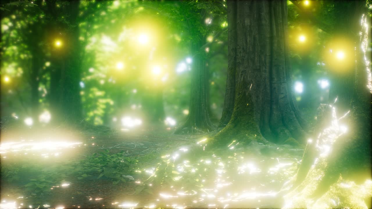 숲에서 날아다니는 반 ⁇ 불