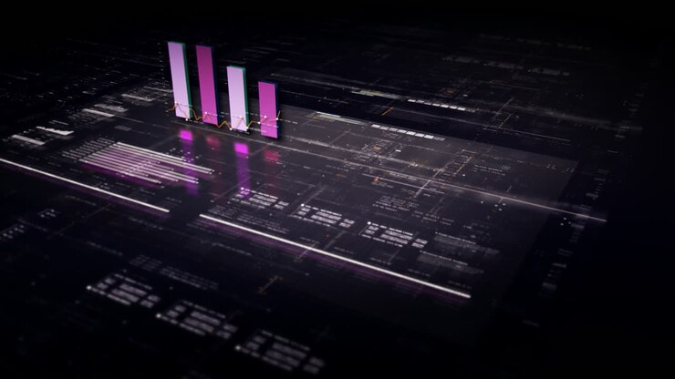 Business presentations with this stock market trading info graphic