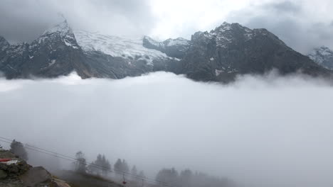 misty mountain peaks