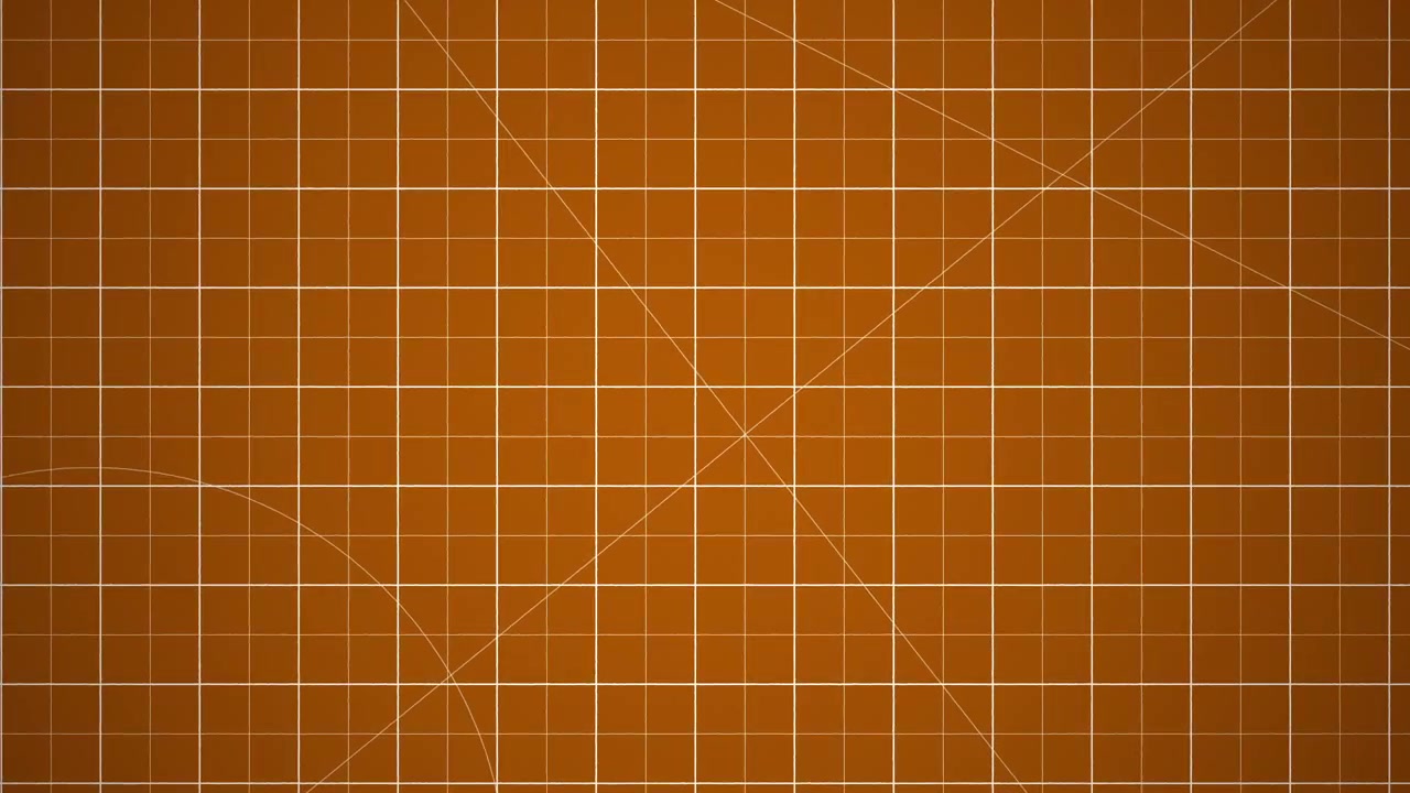 Animated Geometric Grid with Drawing White Lines