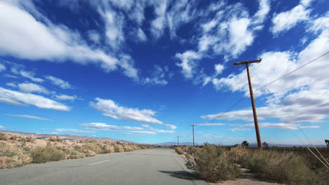 mojave desert time lapse open road california