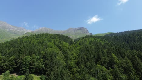 La-Montaña-Misterius-En-Color-Verde-A-Un-Hermoso-Hotel-Fiumennero-Italia