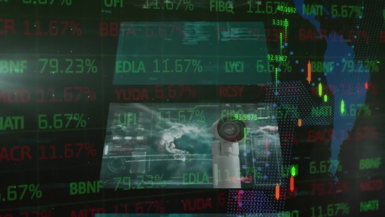 animación de estadísticas y procesamiento de datos sobre el mapa del mundo