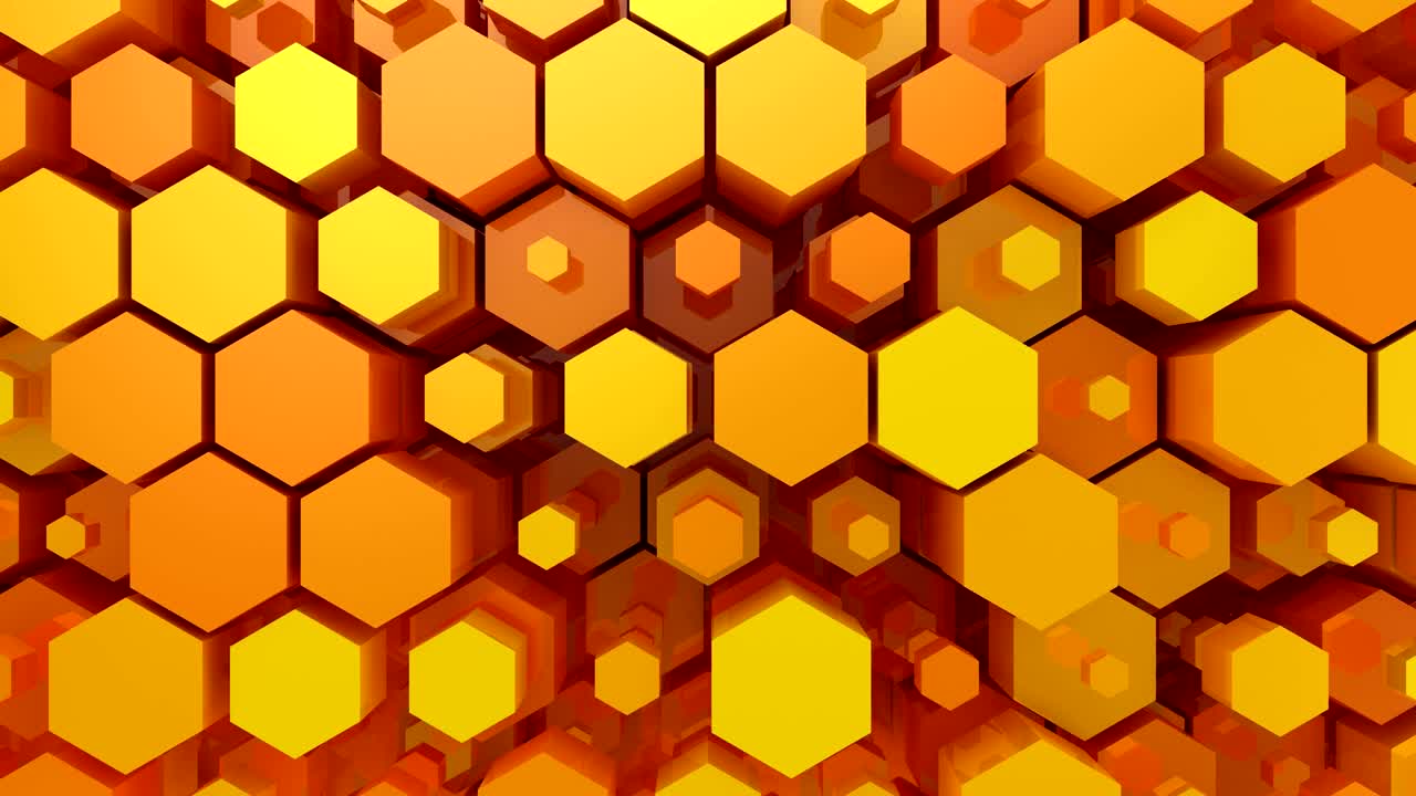 el fondo de los hexágonos