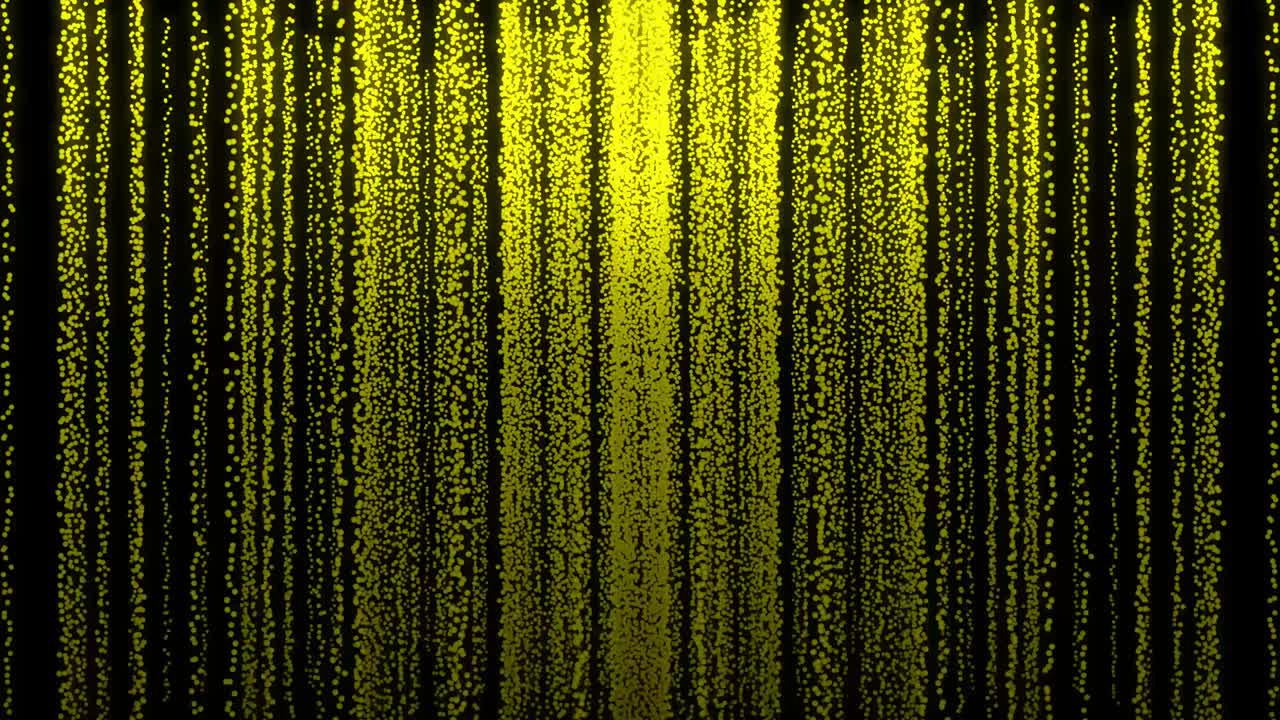 노란색 점 모양 패턴 애니메이션 모션 그래픽