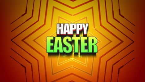 Happy-Easter-text-on-yellow-geometric-gradient-pattern