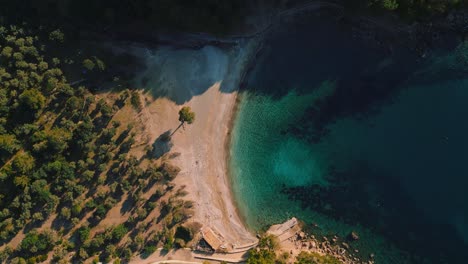 Pristine-Cala-Tuent-Near-Sa-Calobra,-Palma-De-Mallorca-Island