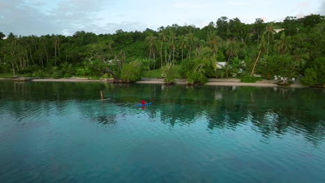 una pareja en la isla de moso, vanuatu