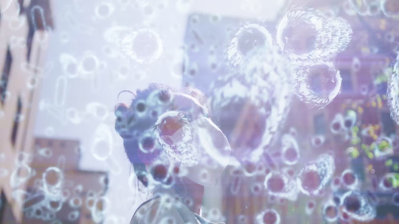 концептная анимация коронавируса covid19