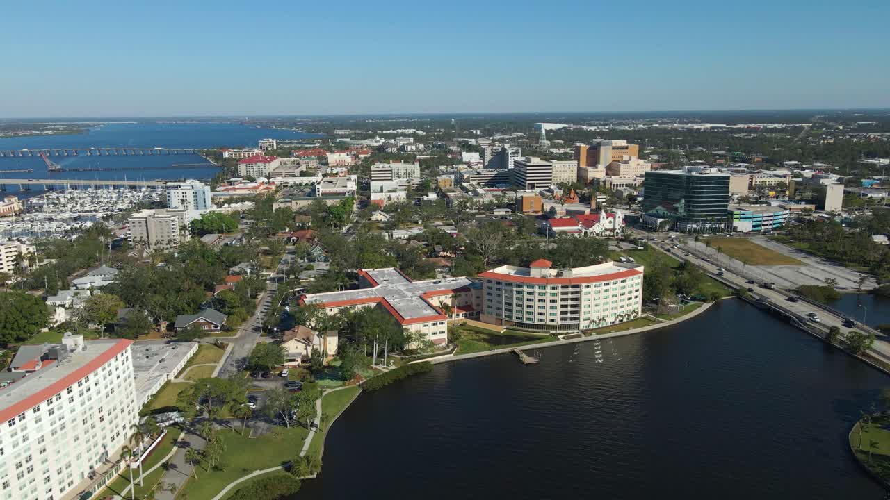 Aerial View of a Florida City