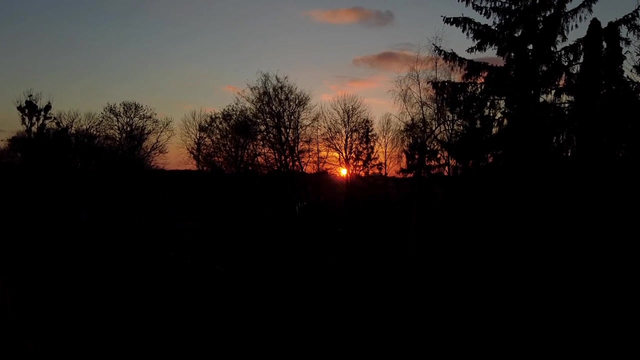 Sonnenuntergang über der Stadt