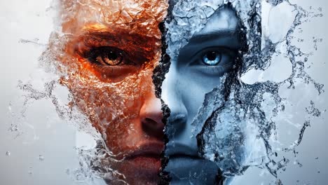 Fire and Ice Woman