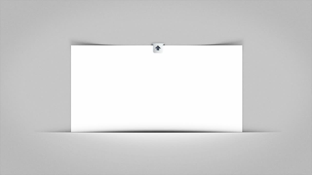 종이 절단, 페이지 열기, 닫기, 루프, 4k