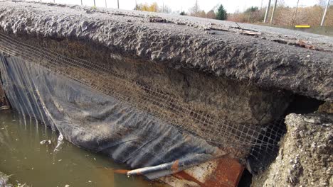 Critical-Infrastructure-Destroyed-By-Storm-In-British-Columbia,-Canada