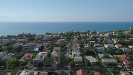 One-of-the-most-expensive-streets-in-Herzliya-Pituach-villa-neighborhood,-Israel---the-neighborhood-attracts-very-rich-families,-investors,-non-residents-and-housing-developers