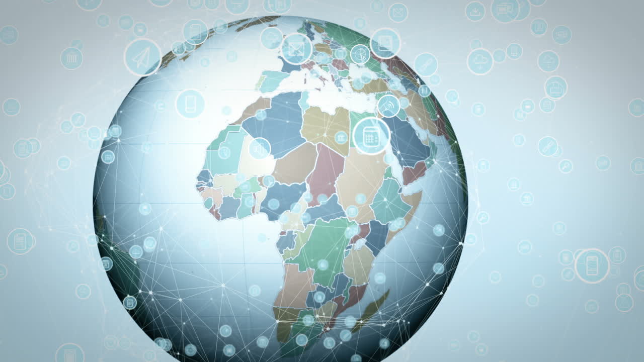 지구와 함께 디지털 애니메이션