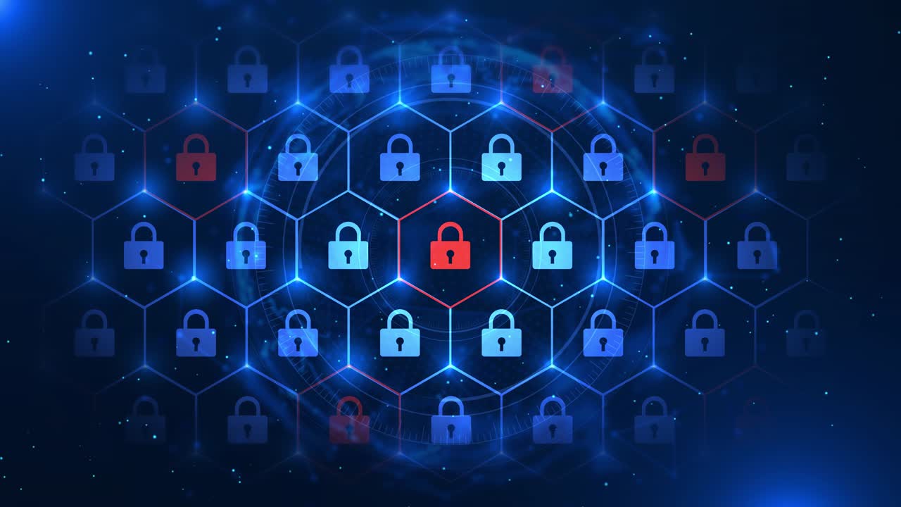 Abstract Cybersecurity Graphic