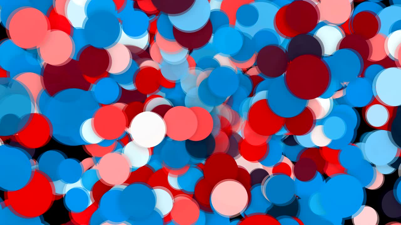 Abstract background with colorful circles